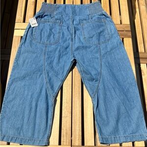 Free people wide leg high waisted pants